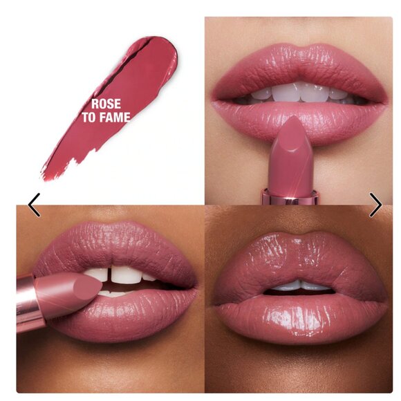 Charlotte Tilbury KISSING satin shine lipstick - Rose to fame - Picture 6 of 6